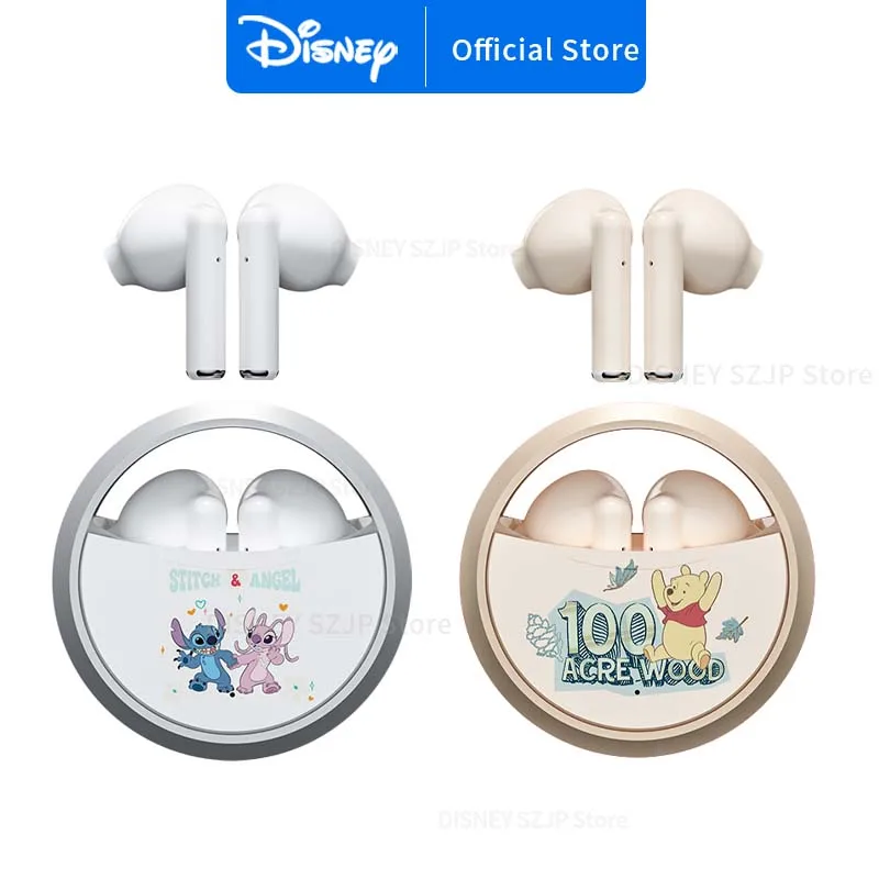 

New Disney TWS Wireless Bluetooth Earbuds TDX11 Cute Rotatable In-ear Headsets HIFI Sound Noise Reduction Earphones Low Latency