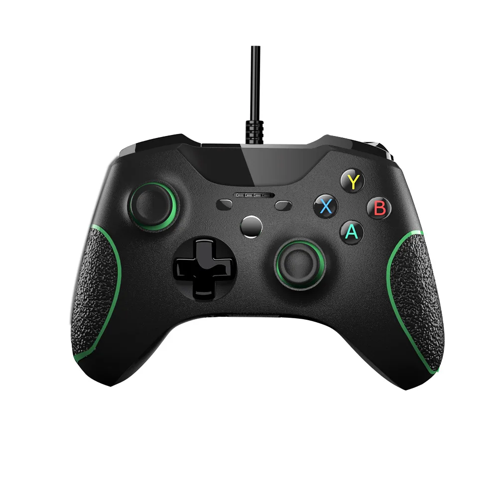 

Xbox one wired gamepad is compatible with PC driveless USB dual vibration Xbox controller with headphone port