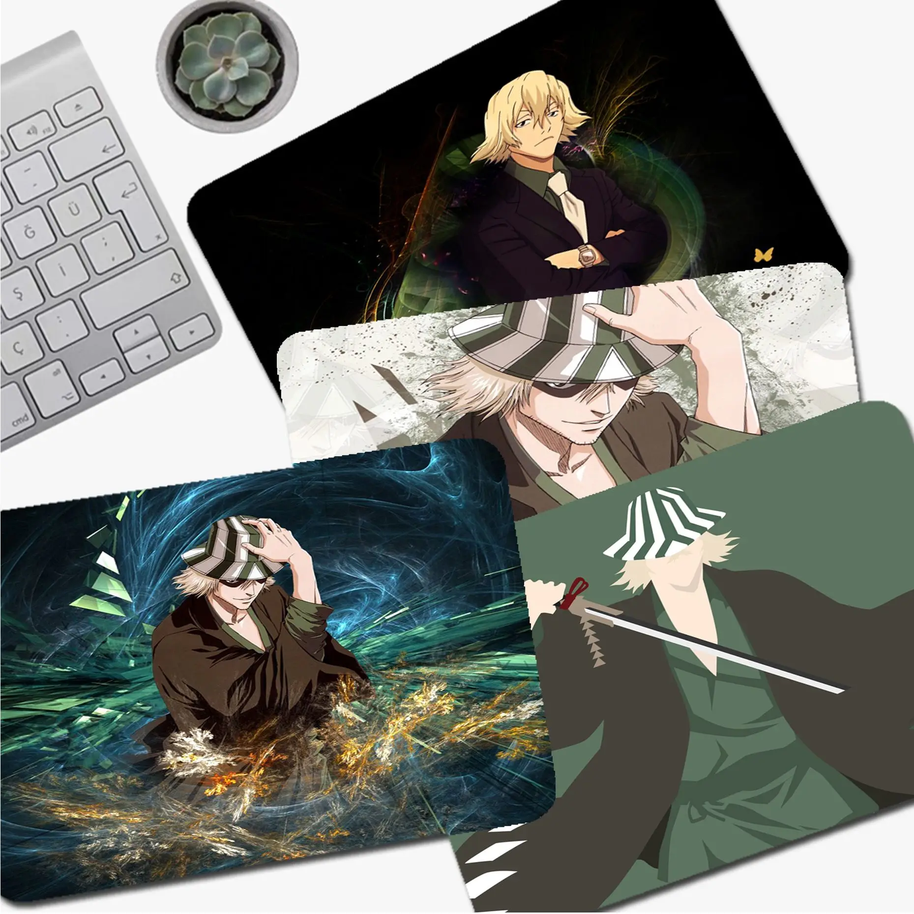 

Kisuke Urahara Bleach Anime Non-slip Lockedge Office Student Gaming Thickened Large Writing Pad Non-slip Cushion Mouse Pad