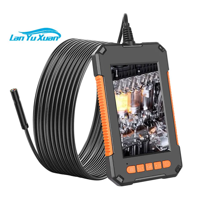 High-definition industrial sewer vehicle maintenance and repair probe engine visual detector