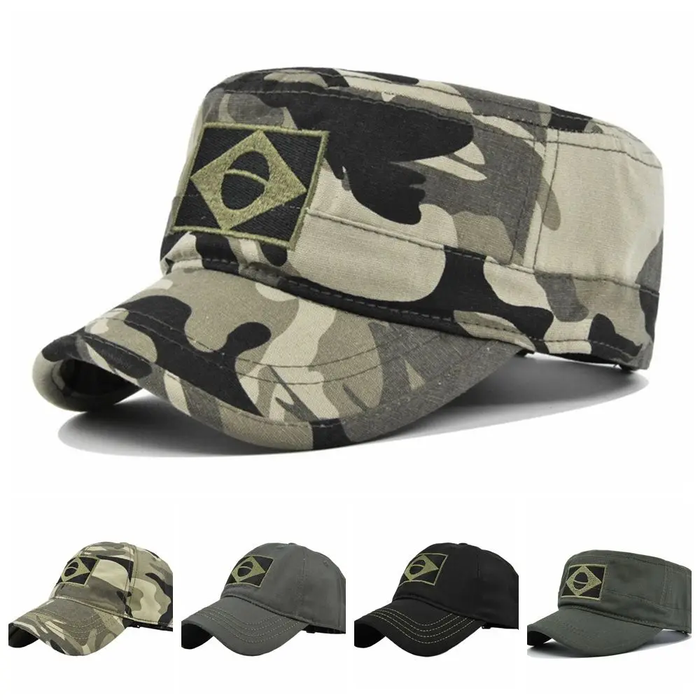 

Adjustable Brazil Flag Casquette Baseball Cap Army Camouflage Embroidered Military Hat Outdoor Sports CapTactical Dad Hat Hot