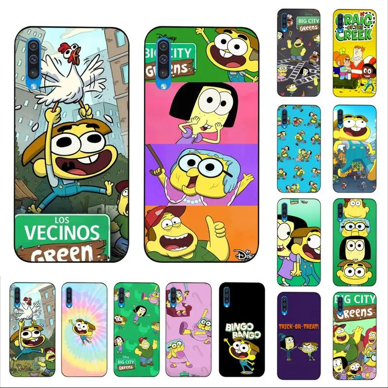 

Disney Cartoons Big City Greens Phone Case for Samsung A51 01 50 71 21S 70 10 31 40 30 20E 11 A7 2018