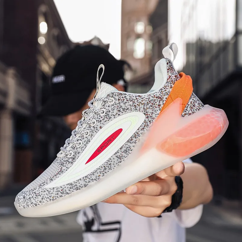 

Spring QGK 2022 Latest Men Fashion Casual Sneakers Simple Style Comfortable and Durable Running Shoes for Male