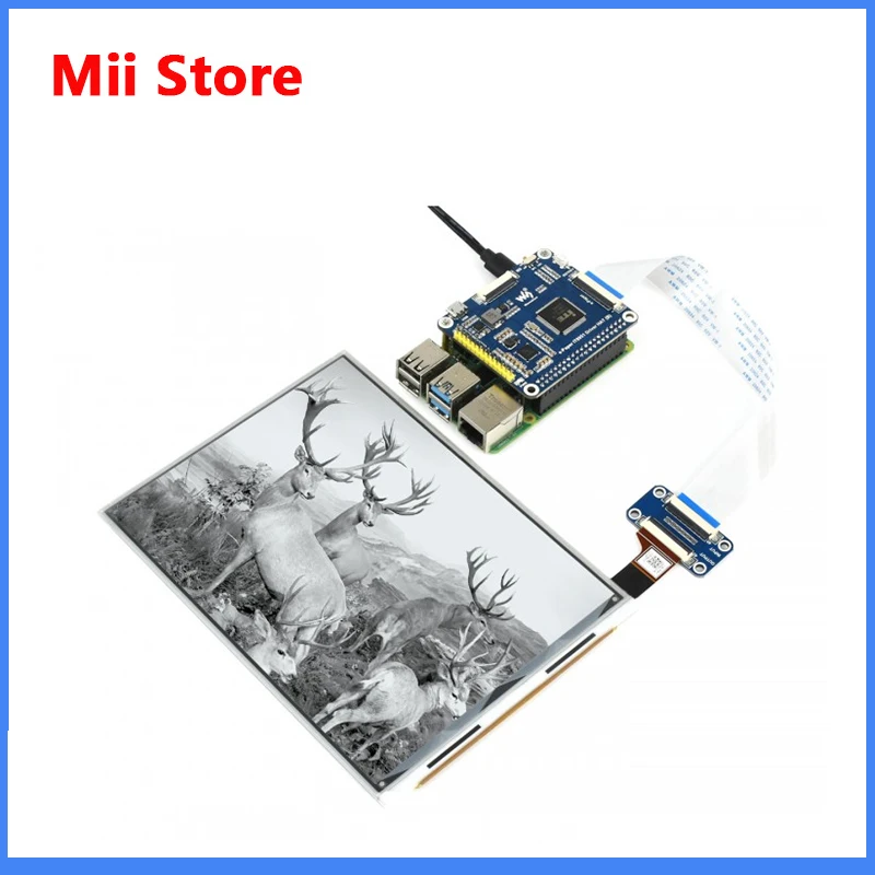 

Raspberry Pi 7.8inch E-Ink display HAT for Raspberry Pi, 1872*1404 resolution,IT8951 controller, USB/SPI/I80 interface