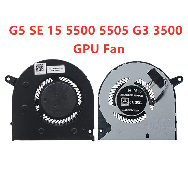 

10 шт., Охлаждающие вентиляторы для ноутбука Dell G5 SE 15 5500 5505 G3 3500
