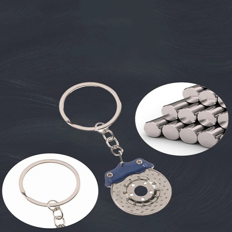 Тормозной суппорт тормозной диск металлический брелок для Audi S1 S2 S3 S4 S5 S6 S7 S8 SQ2 SQ3 SQ5