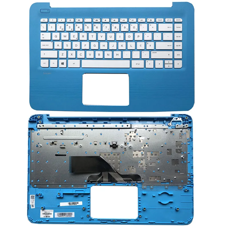 

NEW Laptop Case Palmrest Upper Case With Keyboard For HP Stream 14-AX 14-CB 14-AX020WM Notebook Computer Case