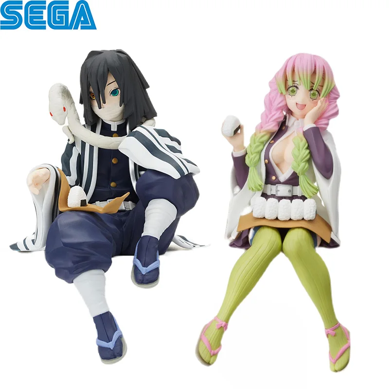 

In Stock SEGA Premium Chokonose Figure Kanroji Mitsuri Iguro Obanai Anime Demon Slayer Action Figures Model Collection Toy Gift