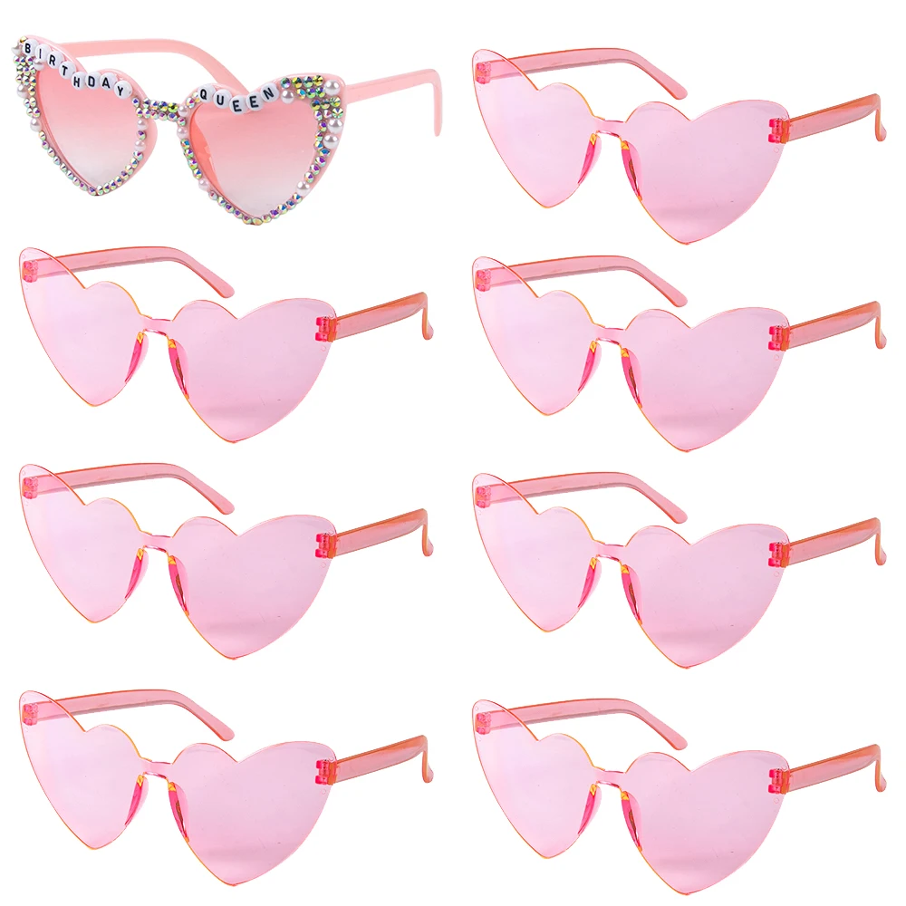 6/8 шт. пластиковые солнечные очки в форме девичника