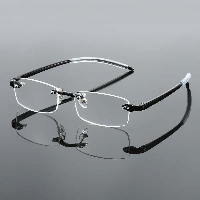 

Frameless Trimming Reading Glasses Men Women Fashion Presbyopia Eyeglasses Far Sight Eyewear Vision Care +1.00~+3.00 Wholesale