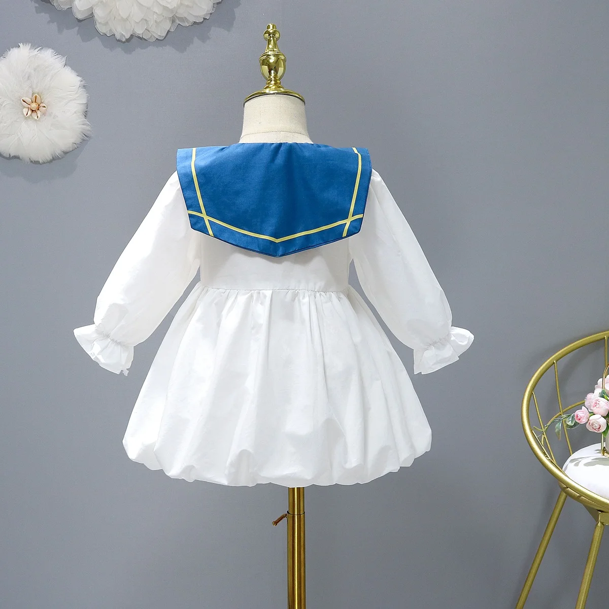 Одежда для маленьких девочек детское платье повседневный костюм милый Дональд