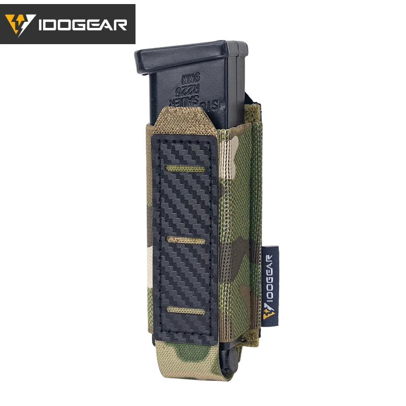 IDOGEAR MOLLE тактическая 9 мм Одиночная Магнитная сумка охотничья Военная переноска