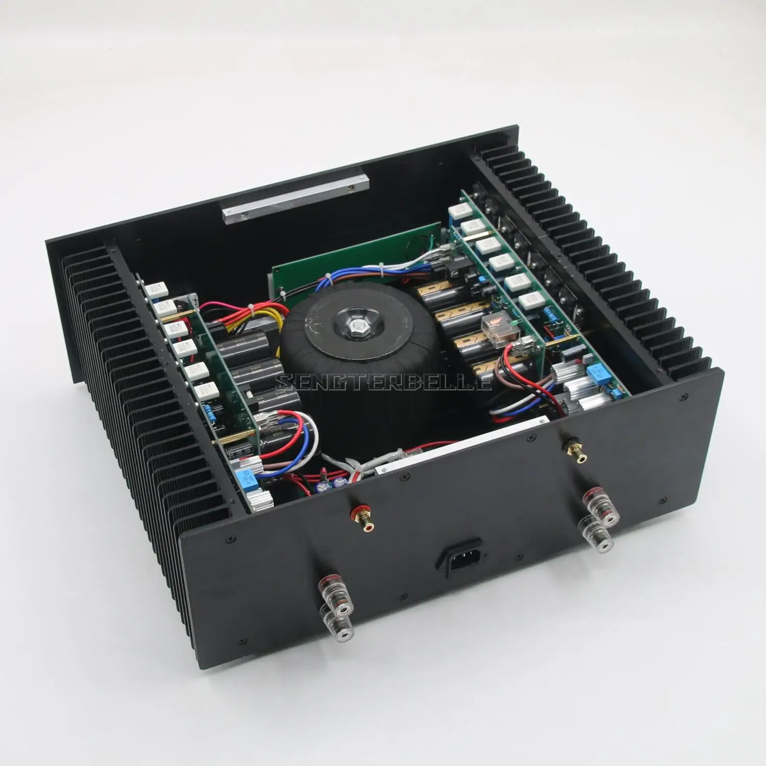 Готовый Hi-End FM801 схема стерео 250 Вт * 2 двухканальный HiFi чистый пост-класс усилитель