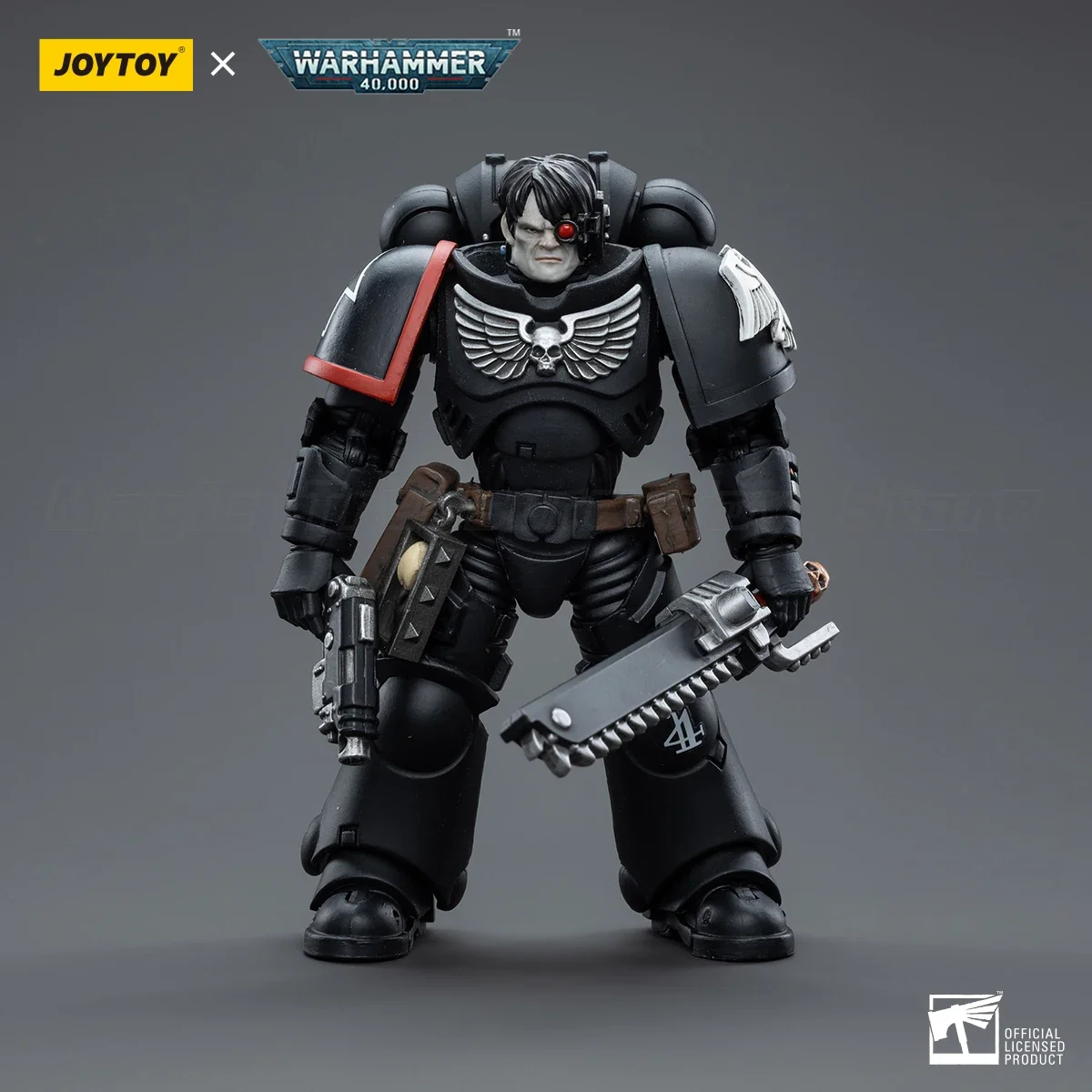 Фото В наличии: JOYTOY Warhammer 40K Raven Guard Intercessors Brother Nax, модель игрушки, фигурка 1/18 №3