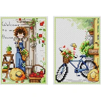 cs057 bank card protection sleeve bus card cover craft cross stitch package needlework embroidery counted cross stitching kit
