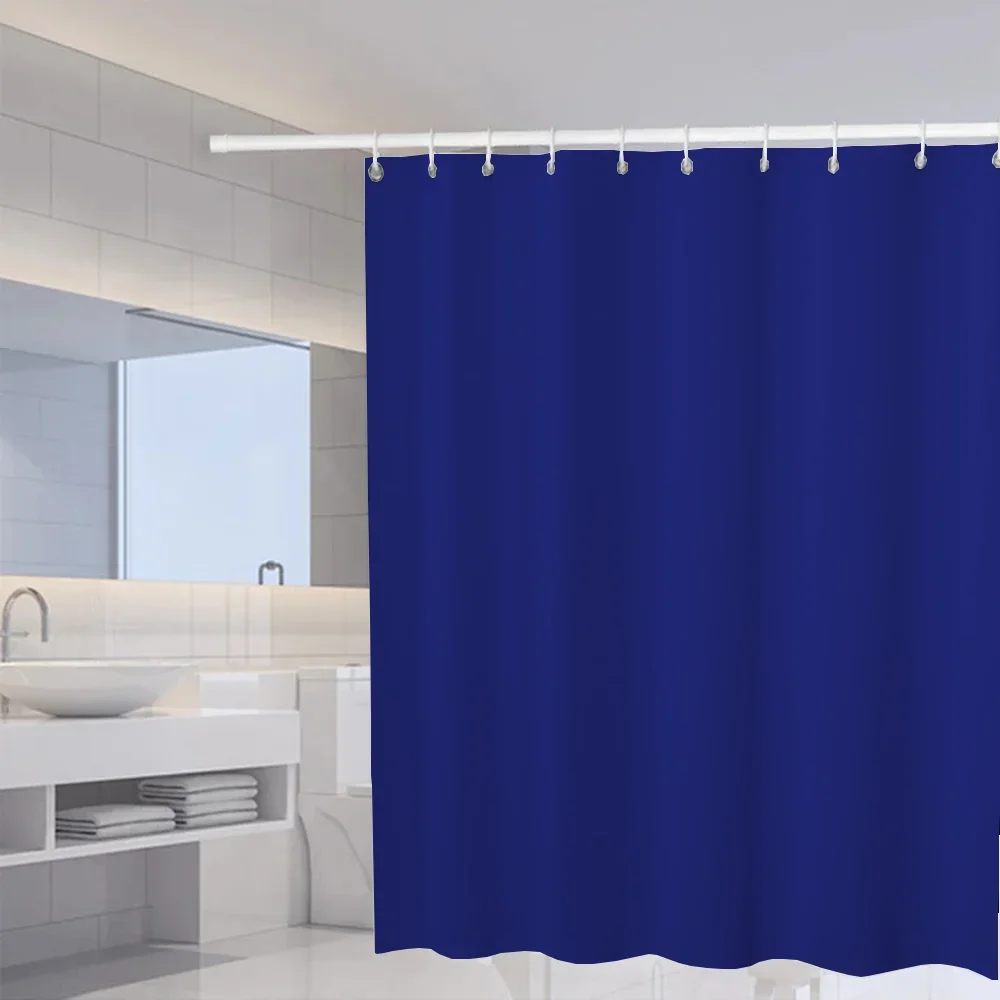 Современная занавеска для душа PEVA однотонный водонепроницаемый аксессуар
