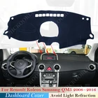 Автомобильные аксессуары для Renault Koleos 1 2008-2016 Samsung QM5, Солнцезащитный ковер из полиэстера для приборной панели, защитная накладка