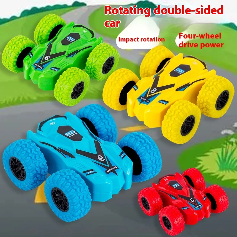 Детский фрикционный автомобиль 4x4 двухсторонний граффити внедорожник имитация