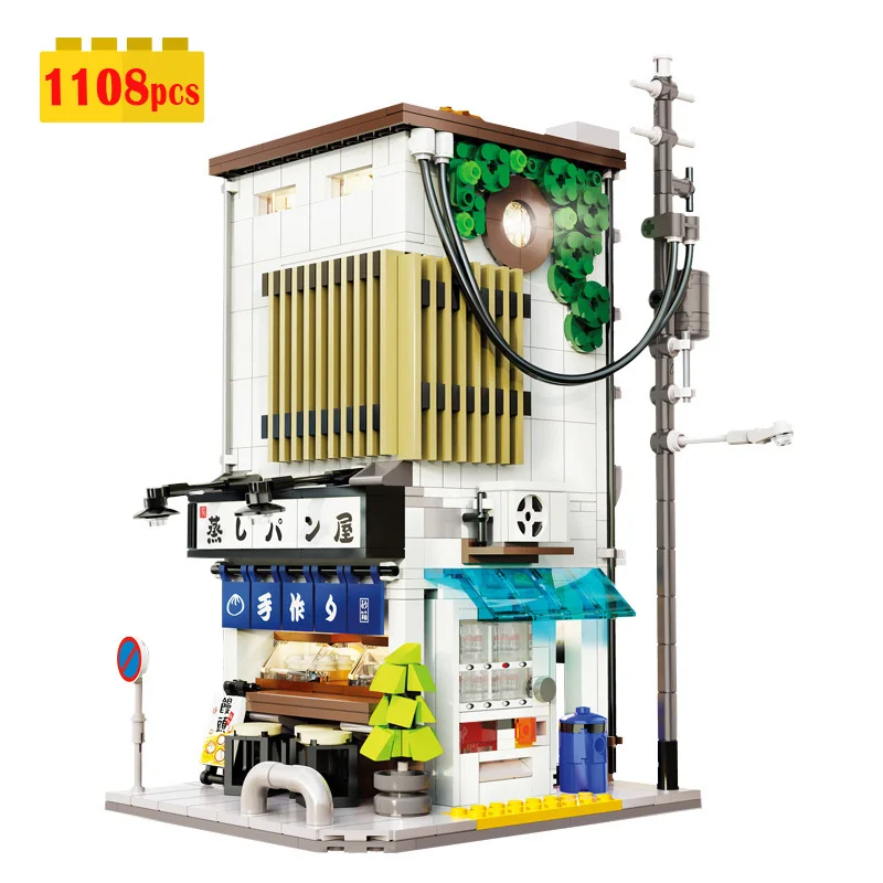 Детский конструктор MOC выпариваемый в японском стиле |