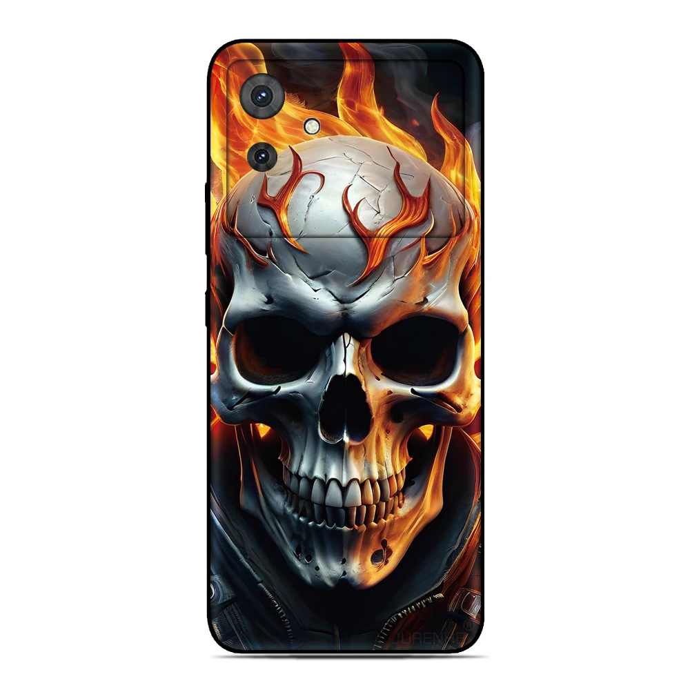 Чехол для телефона с рисунком черепа для Google Pixel 10A 9A 8A 7A 6A 8 7 6 Pro 2 3 4 XL 3A 4XL 2XL, окрашенная силиконовая задняя крышка из ТПУ (art.: 3920da2d481a6) - 3920da2d481a6