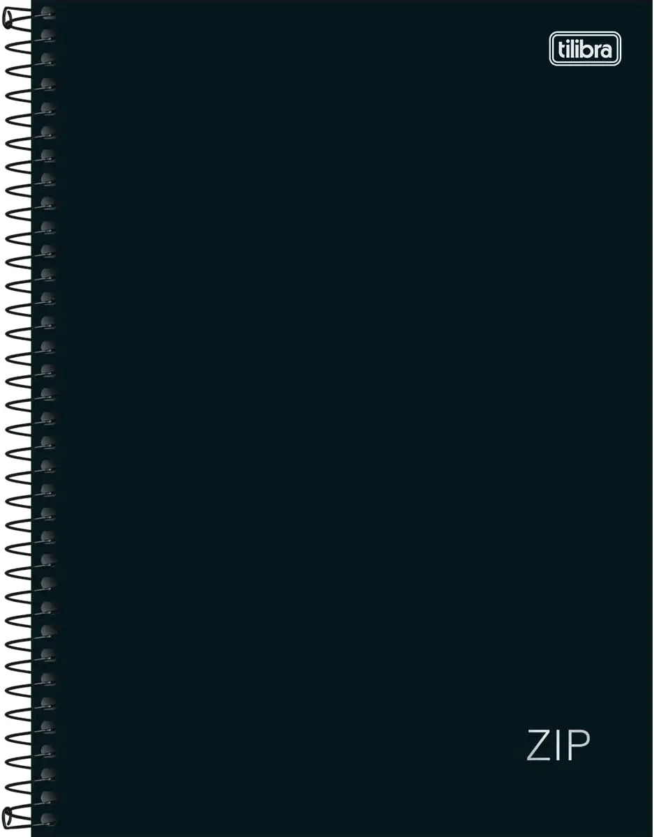 

Caderno Espiral Capa Dura Universitário 20 Matérias Zip Preto 320 Folhas - Modelo 340839 notebooks com frete grátis