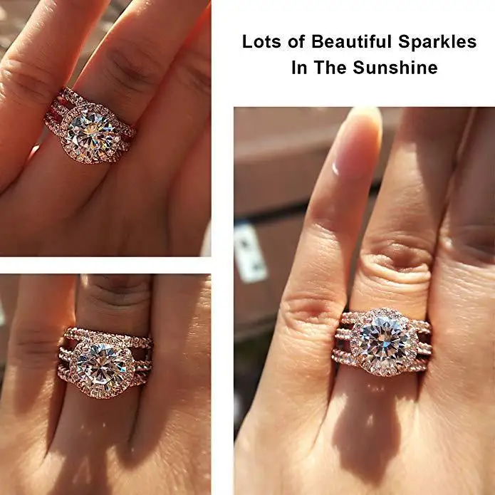 

Кольцо из серебра 925 пробы в классическом стиле, восемь сердец, восемь карат