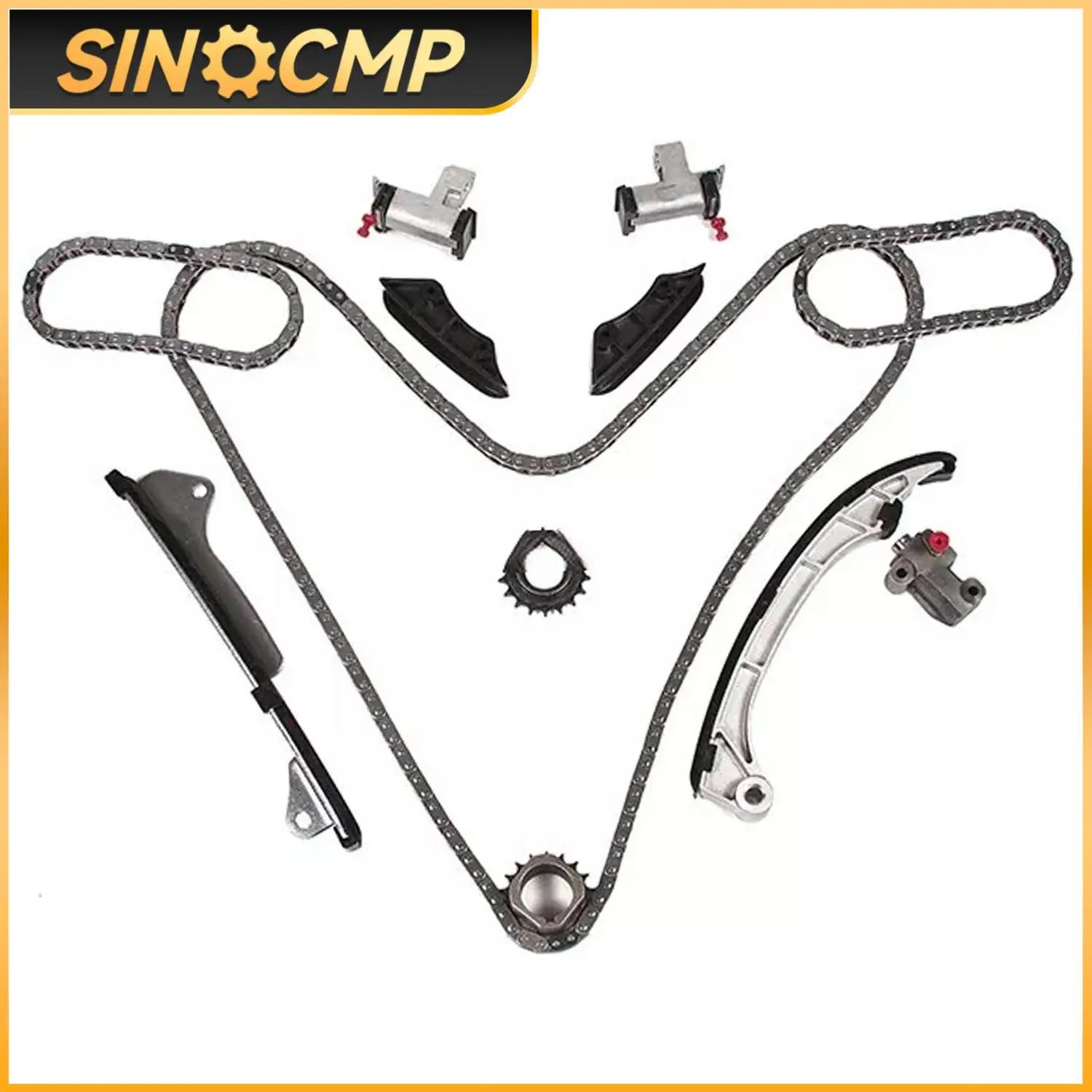 1 комплект цепи ГРМ для 05-15 Toyota Avalon Camry RAV4 Lexus 3.5L 2GRFE 13506-0P011 13560-0P010 13550-0P010 13540-31021