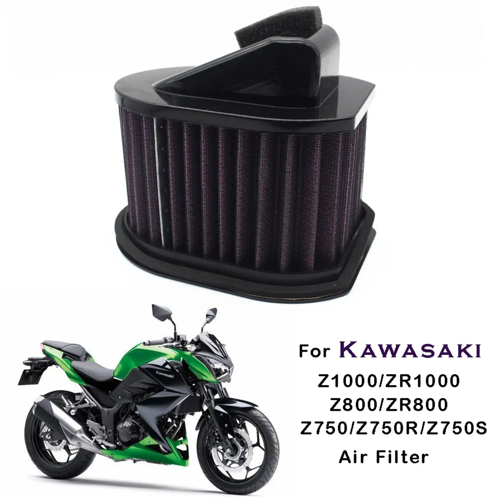 

Воздушный фильтр мотоцикла заменяет запасные части для Kawasaki Z800 2013-2015 Z750 2004-2012