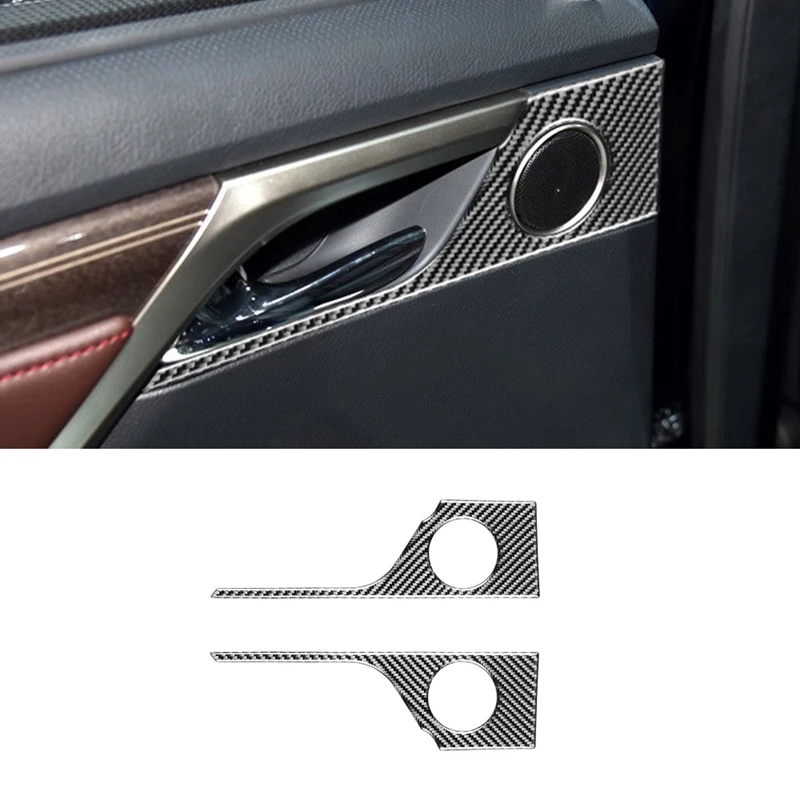

Наклейка на заднюю и внутреннюю дверь колонки из углеродного волокна для Lexus RX 2016 2017 2018 2019, аксессуары
