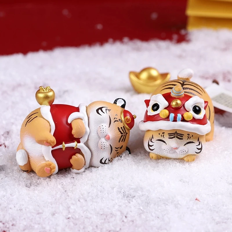 

Surprise Box Guess Bag Decoration Zodiac Caja Ciega Tiger Gift Ornaments Little Tiger Blind Random Box Toys Anime Action Figure