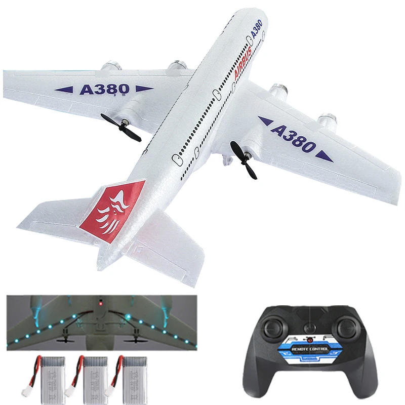 

Remote Control Airbus A380 Boeing 747 RC Airplane Toy 2.4G Fixed Wing Plane Gyro Outdoor Aircraft Model with Motor Children Gift