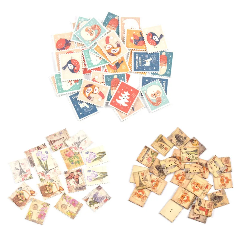 

Vintage Stamp Pattern Wooden Button For Handicrafts Scrapbooking Embellishment Garment Sewing Supplies DIY Crafts Accessories