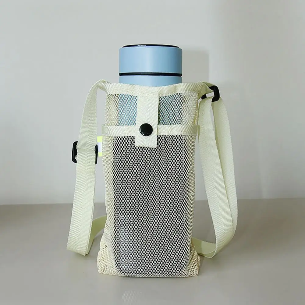 

Compact Water Bottle Pouch Universal Adjustable Water Bottle Holder Carrier Strap Wear Resistant Crossbody Shoulder for Any