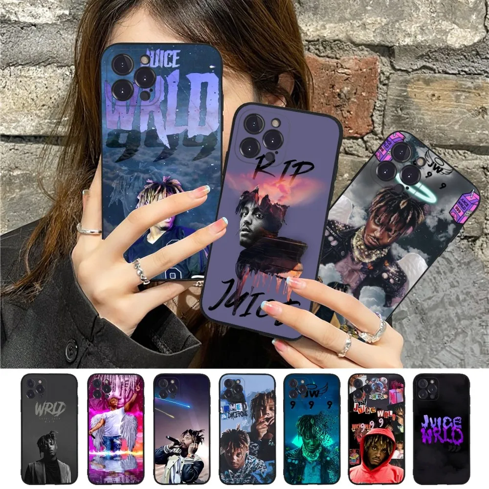 

Juice Wrld Rapper Phone Case Silicone Soft For Iphone 15 14 13 12 11 Pro Mini XS MAX 8 7 6 Plus X XS XR Cover
