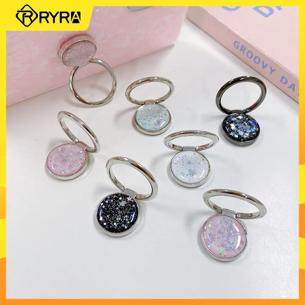 

RYRA 360° Rotation Luxury Finger Ring Grip Holder Telephone Universal Phone Stand For Iphone IPad Tablet Bracket Accessories