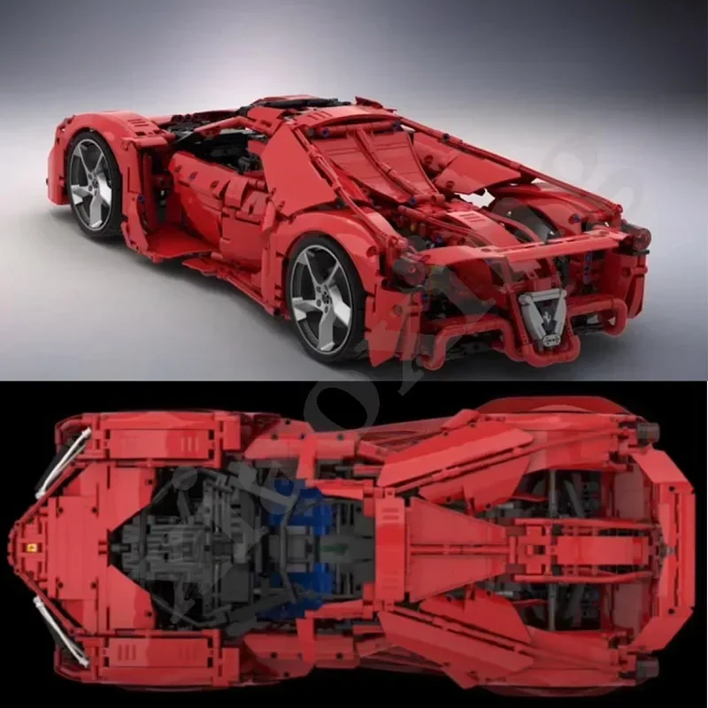 MOC-127902 Racing F80 Concept Car 42143 Speed Formula 2636PCS Assembly MOC Building Blocks DIY Christmas Gift