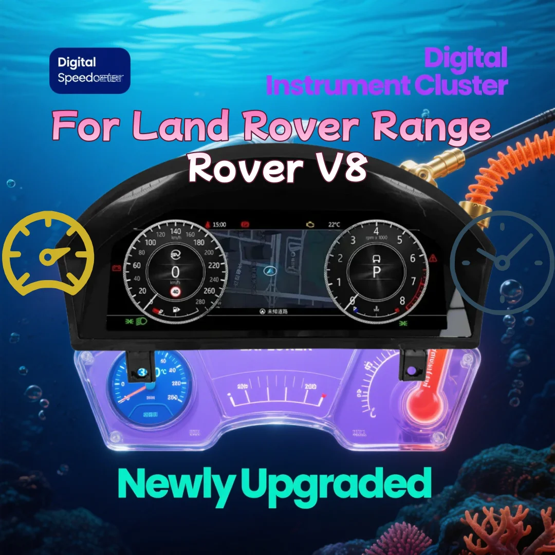 Фото Для Land Rover Range Rover Vogue L322 V8 цифровой кластер спидометр приборная панель экран ЖК-дисплей 2002-2012 виртуальный кабина авто №2