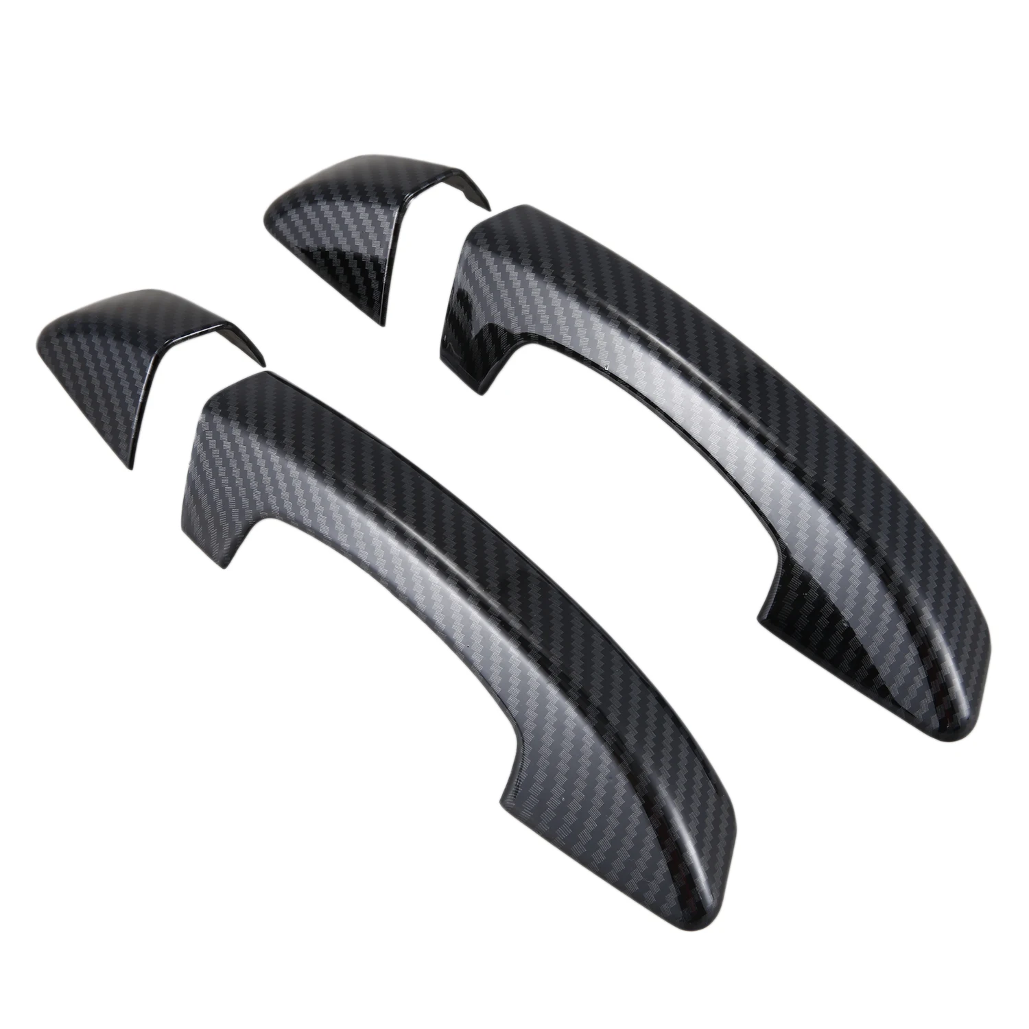 

Обложка для автомобильной ручки Scirocco третьего поколения 2008-2018, Обложка с узором из углеродного волокна