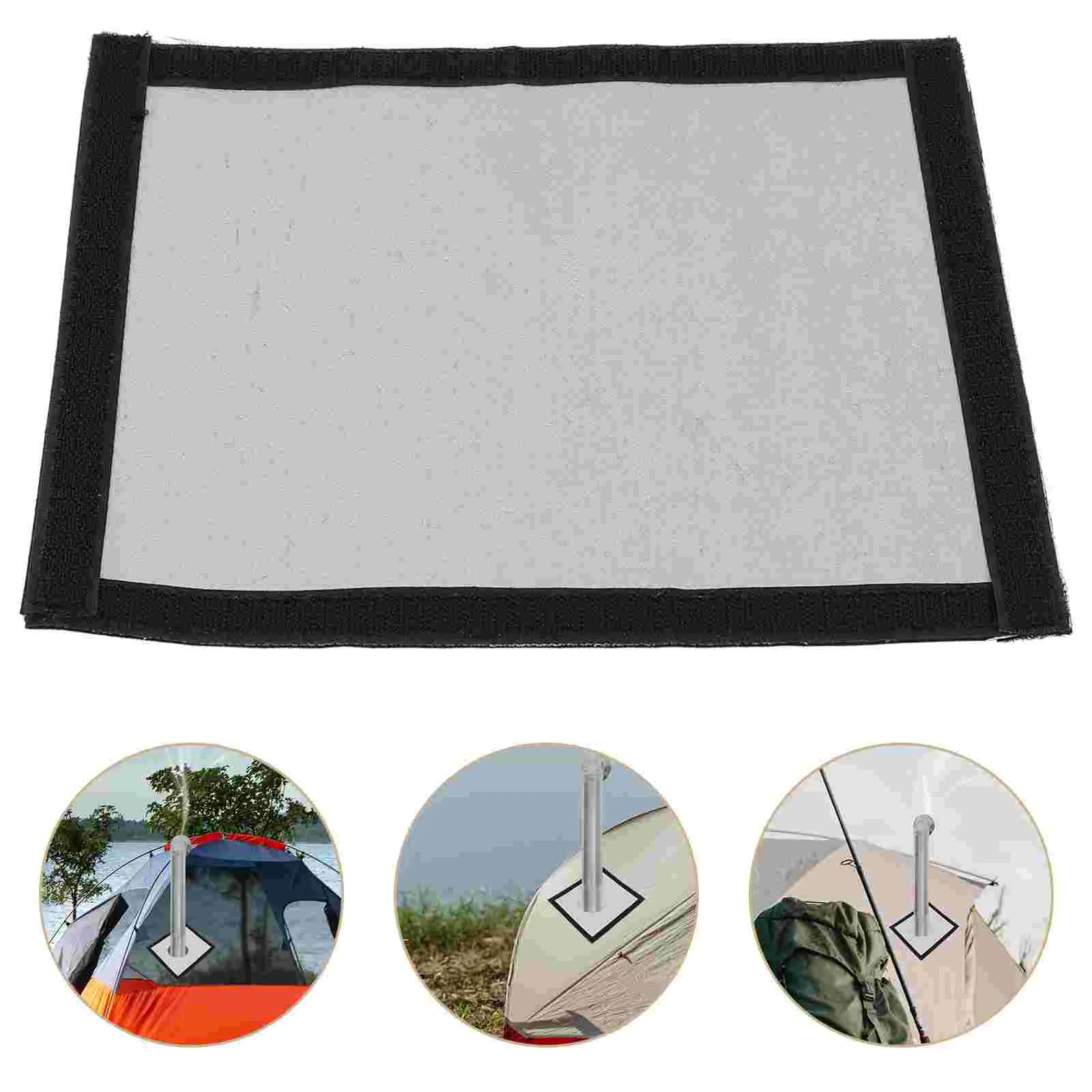 

Chimney Protection Collar Stove Ring Anti-scald Fireproof Fiberglass Flame-Retardant Jack