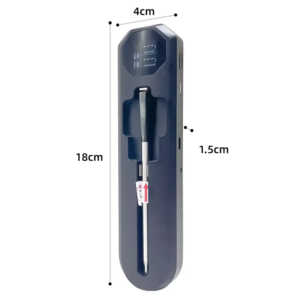 Умный беспроводной цифровой термометр для барбекю 820 футов с двойной