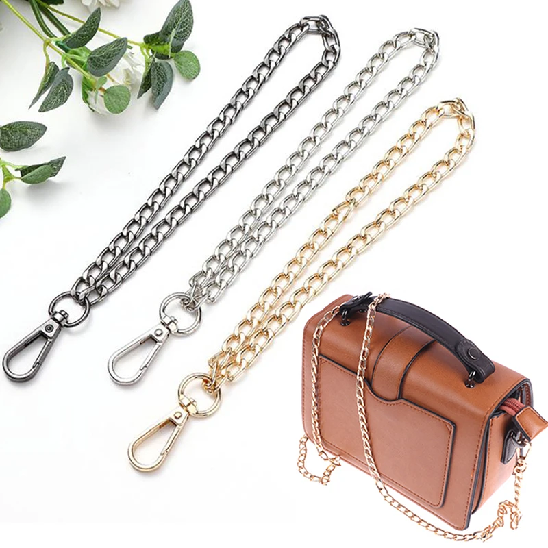 

20cm/120cm Metal Purse Chain Strap Handle Replacement For Handbag Shoulder Bag