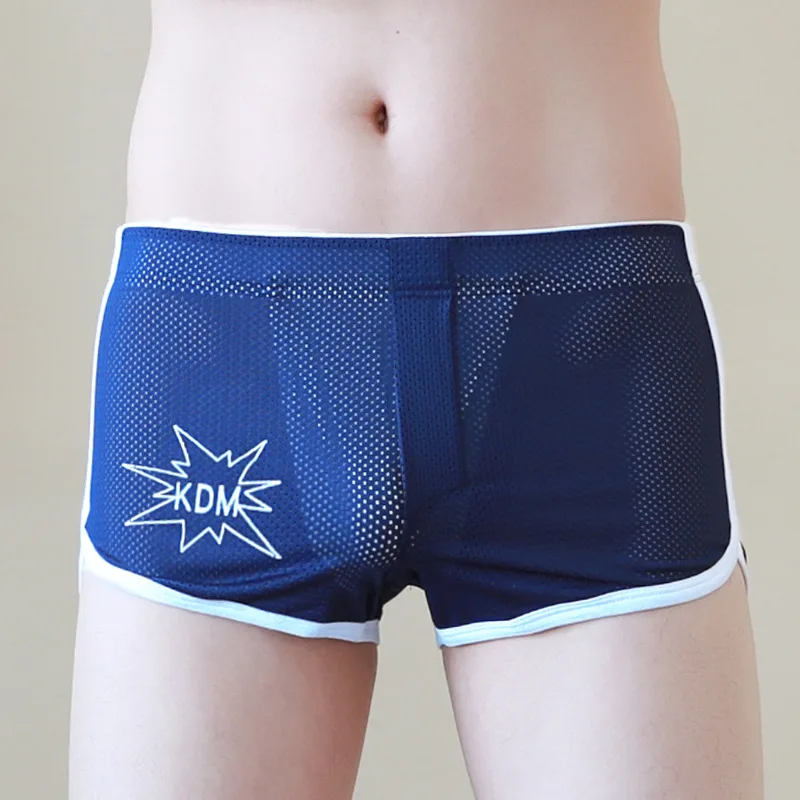 3 Pcs Summer Breathable Briefs Close Fitting and Comfortable Mens Underwear Ice Screen Mesh Hole Panties New Teenagers Boxers