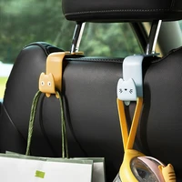 12pcs creative cartoon car seat hanger hook car accessories holder hook mask holder space saving car organizer stand bag holder