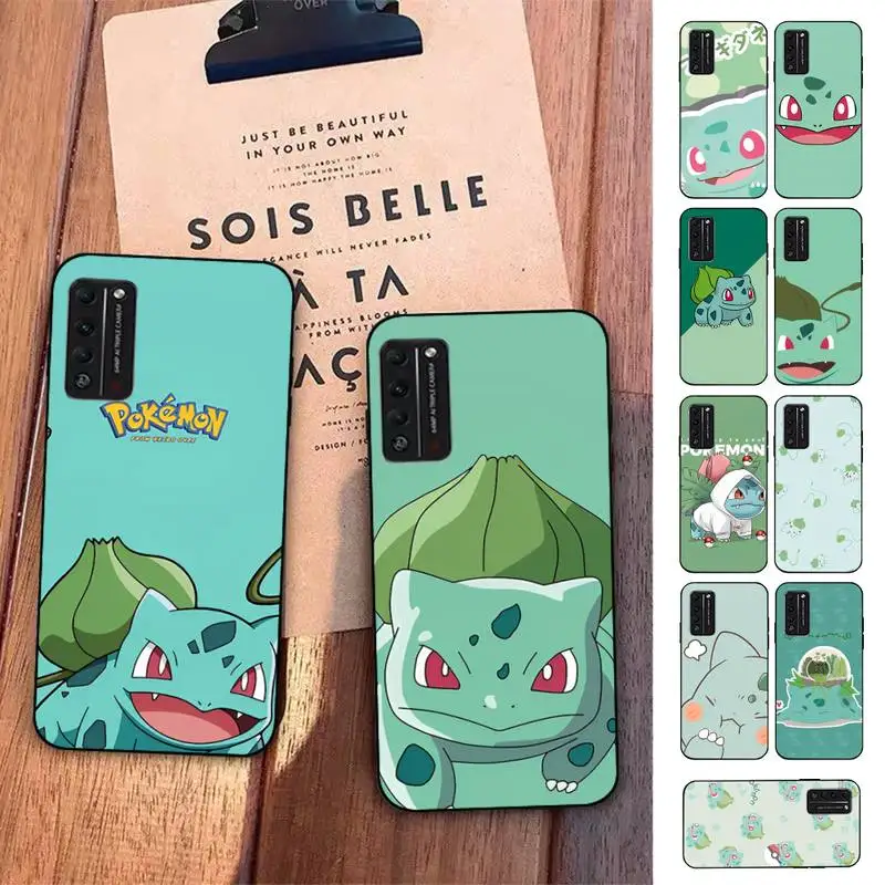 

MINISO Pokemon Bulbasaur Phone Case for Huawei Honor 10 i 8X C 5A 20 9 10 30 lite pro Voew 10 20 V30