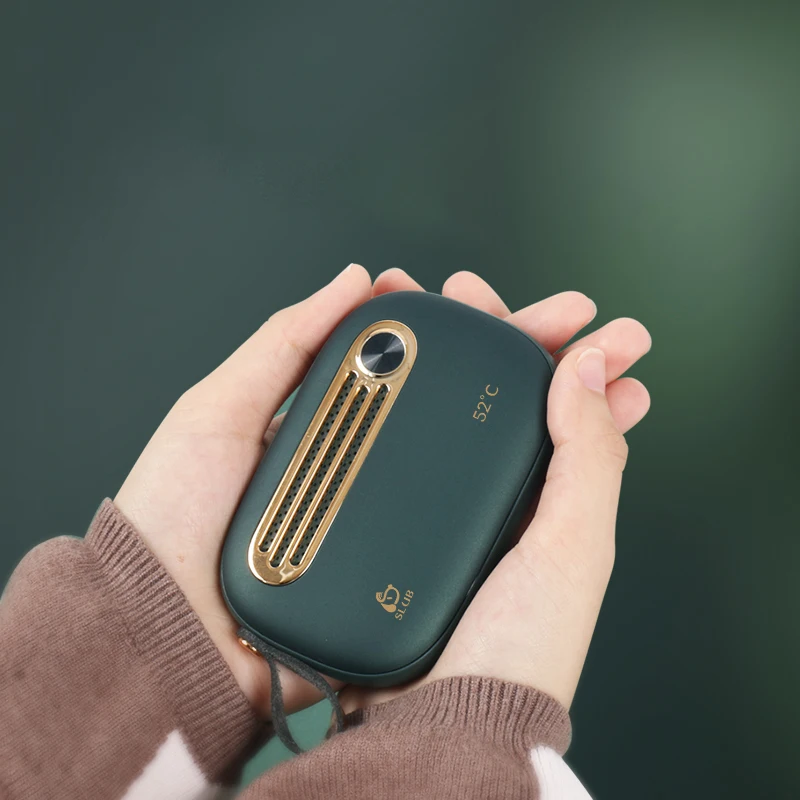 

Electric Hands Warmer Portable Heater 5000mAh USB Rechargeable Rapidly Heating Pad With Power Bank Function Winter Heated Kits