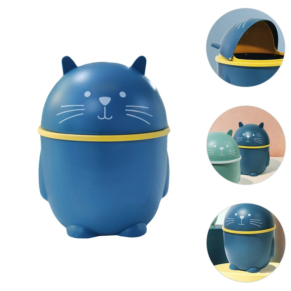 

Cartoon Trash Can Desktop Trash Can Tiny Garbage Can Lovely Garbage Can