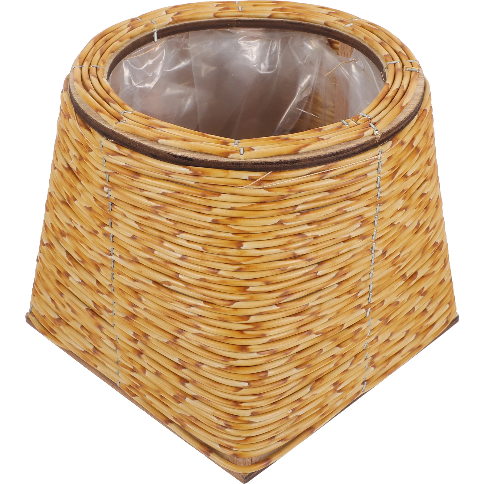 

Woven Storage Basket Rattan Woven Basket Hand Woven Flower Basket for Home