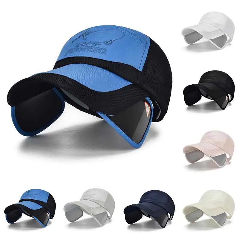 

Sunscreen Baseball Hat Outdoor Sunhat Retractable Sunhat Male Summer Cap Fishing Hat Sunscreen Driving Cool Unisex Outdoor