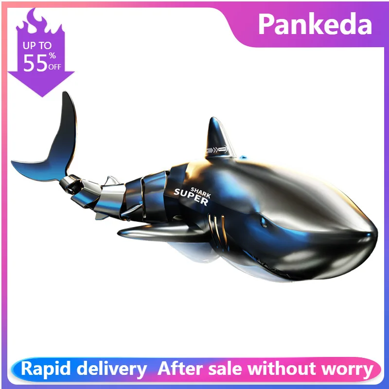 

Remote Control Shark Children Pool Beach Bath Toy for Kids Boy Girl Simulation Water Jet Rc Whale Animals Mechanical Fish Robots