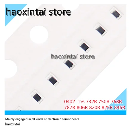 

Резистор 100 SMD 0402 732R 750R 768R 787R 806R 820R 825R 845R 1/16 Вт, 1% шт.
